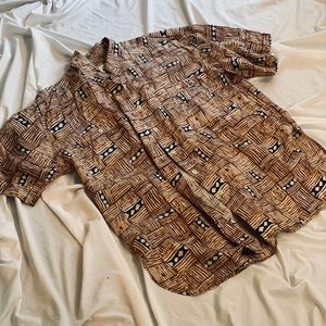 Vintage 100% silk 90’s Print Shirt